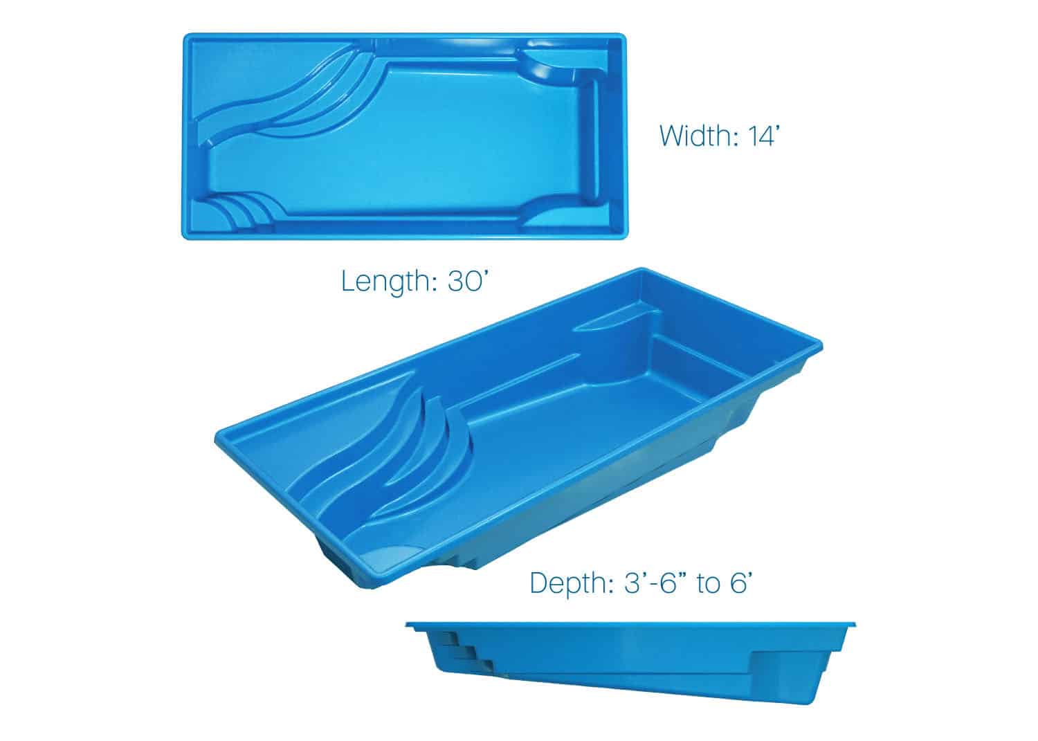 14' x 30' Olympia 14 Model Pool Latham Pool