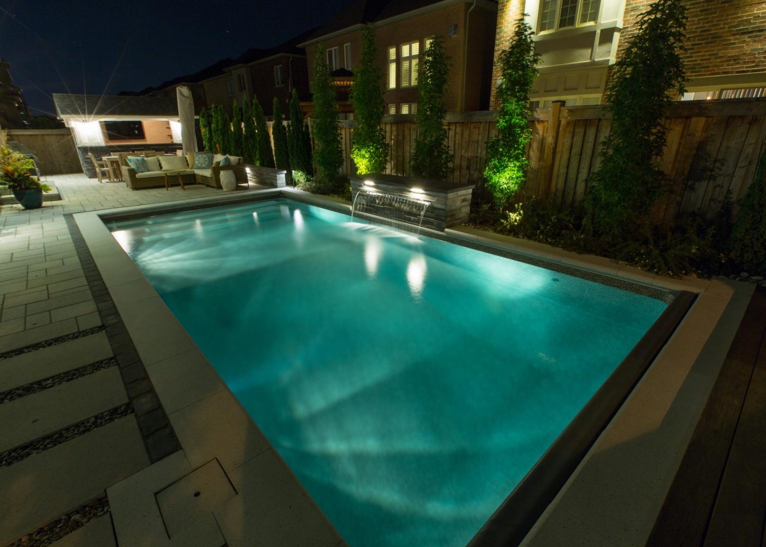 rectangle shaped pools