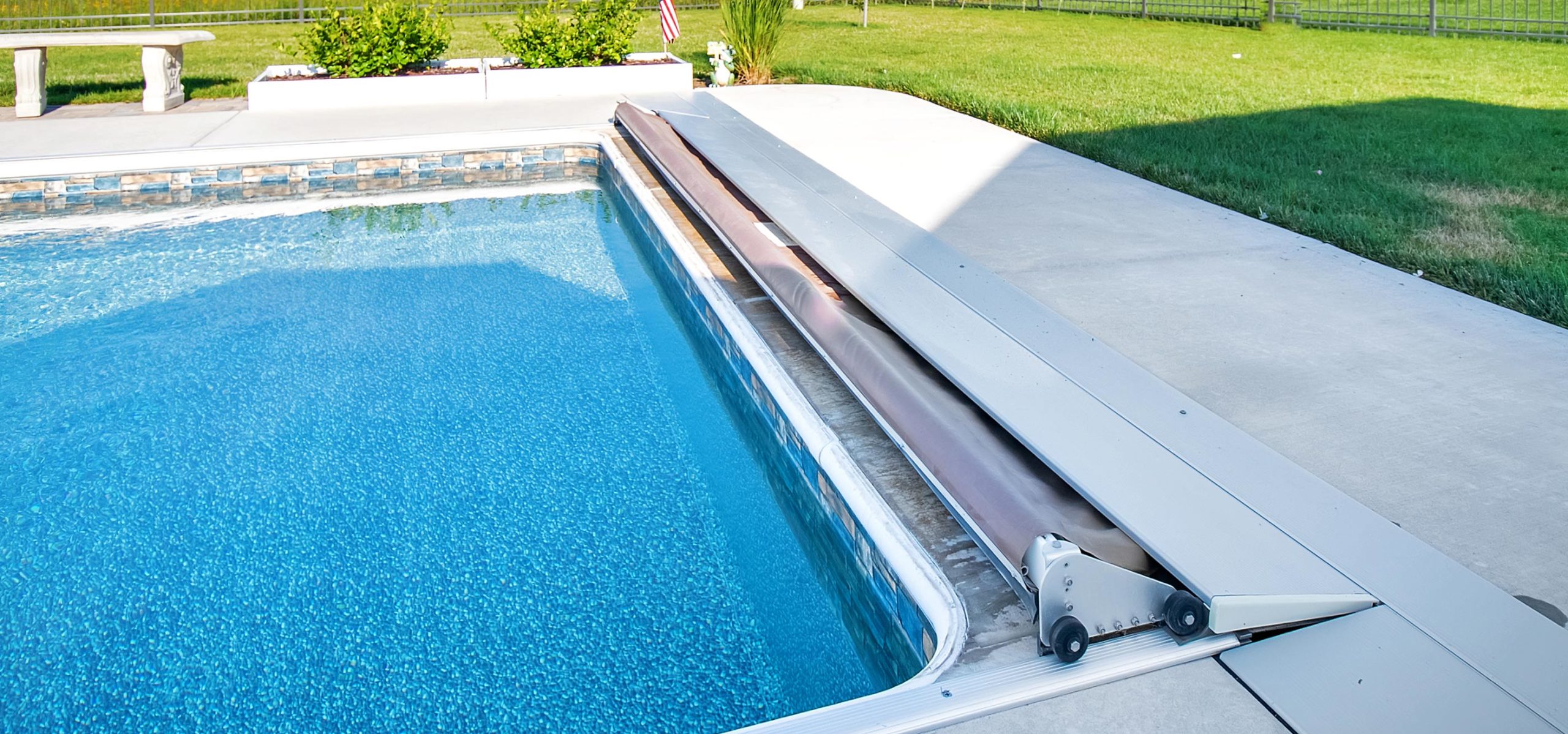 Automatic Retractable Safety Pool Covers Latham Pool Products Latham Pools CA