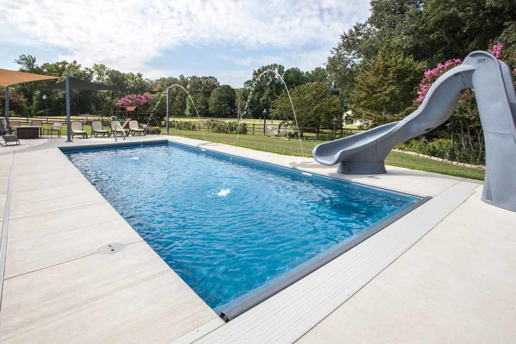 Lake Shore Fiberglass Pool