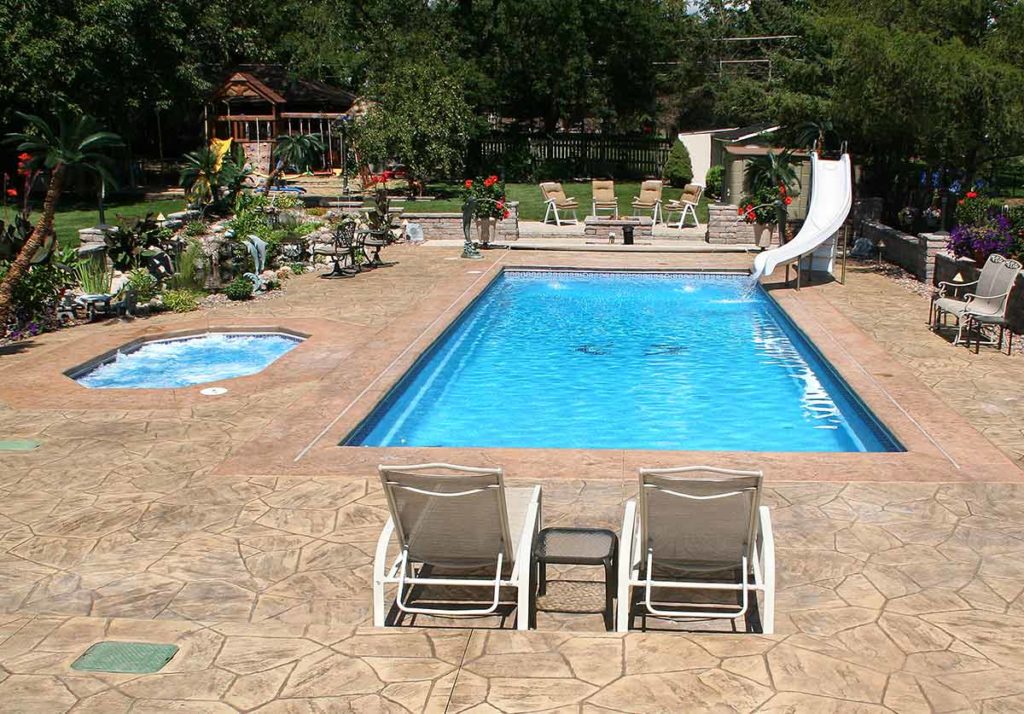 Ocean Breeze Fiberglass Pool