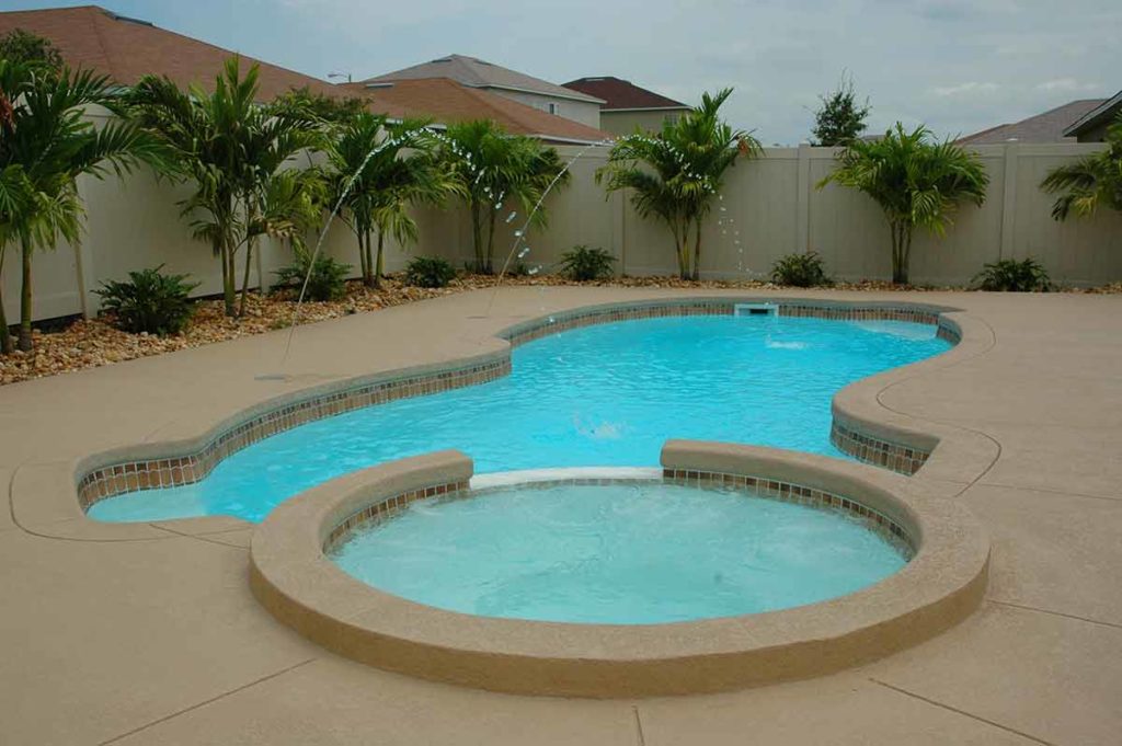 Sunset Bay Fiberglass Pool