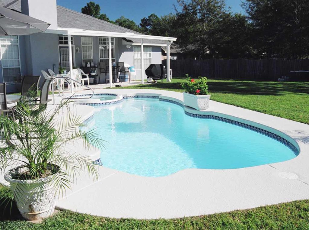 Sunset Bay Fiberglass Pool