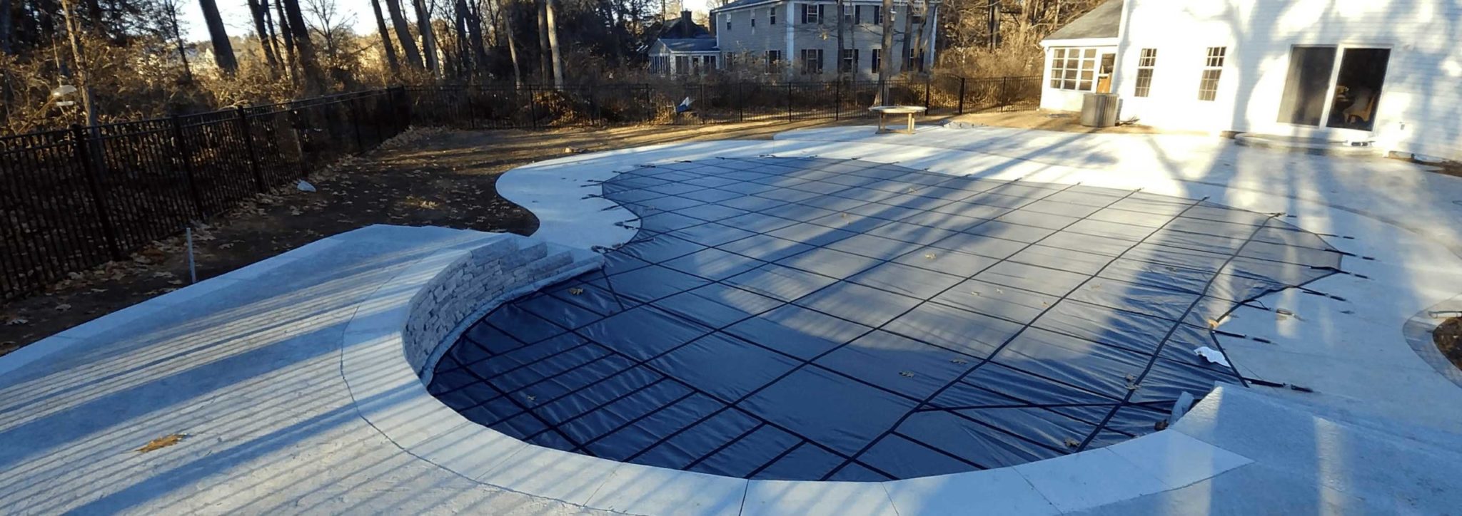 inground pool losing water in winter