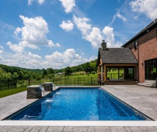 Latham Fiberglass Barcelona | Sapphire Blue G3 inground pool