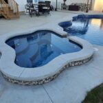 Latham Fiberglass Barcelona | Crystite Classic Ocean Blue inground pool
