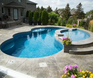 Latham Fiberglass Picasso inground pool