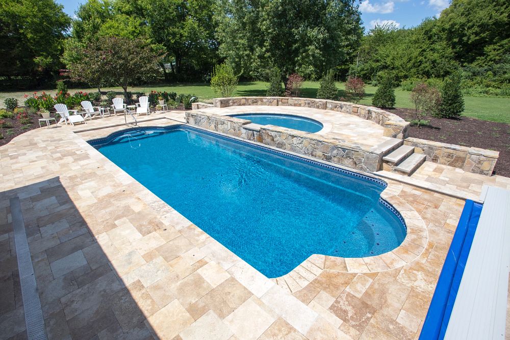 Latham Fiberglass inground pool