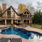 Latham Fiberglass Cancun Deluxe | Crystite Crystal Night Sky inground pool