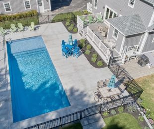 Latham Fiberglass Corinthian | Sapphire Blue inground pool