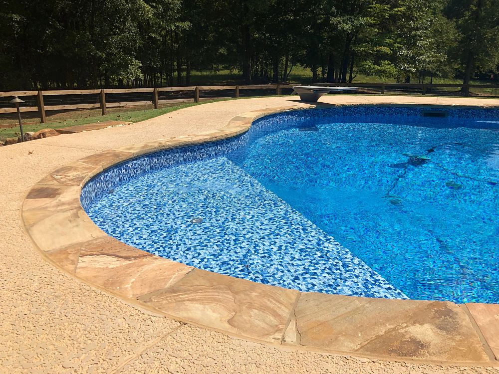 Latham Vinyl Liner Pools Unknown | DISCO PEARL inground pool