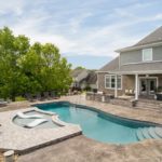 Latham Fiberglass Synergy | Crystite Crystal Shale Gray inground pool