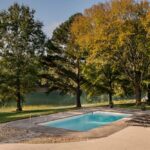 Latham Fiberglass Barcelona | Crystite Crystal Pearl White inground pool