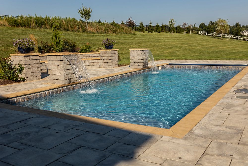 Latham Fiberglass Barcelona inground pool