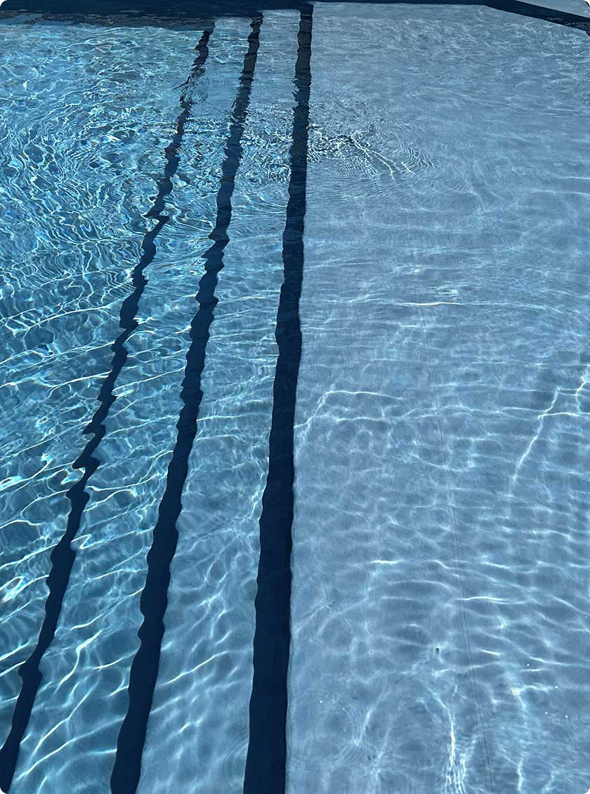 Entry steps make swimming safer while enhancing your pool’s beauty