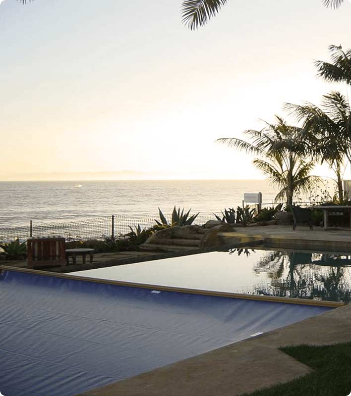 tropical location by the ocean with inground pool and automatic safety cover