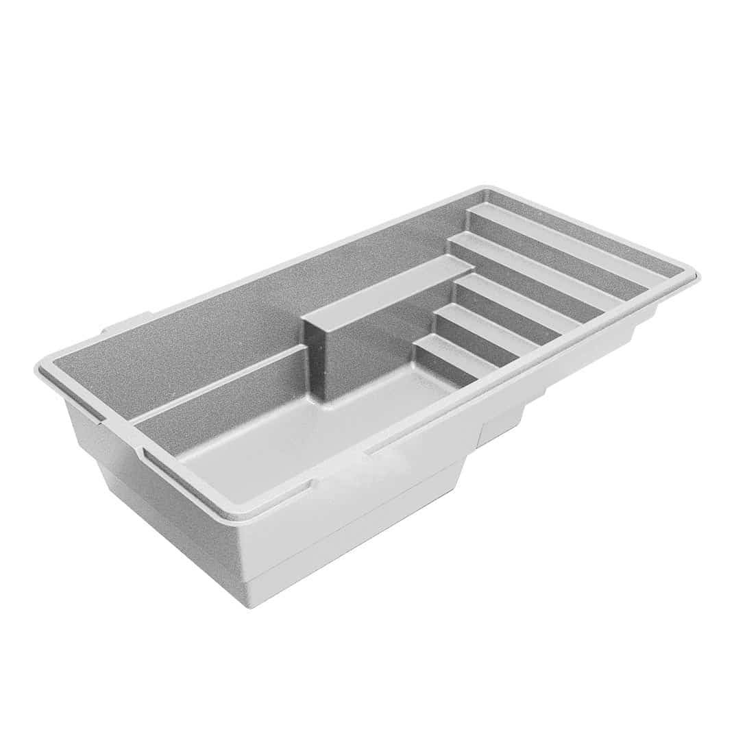 Milan 10.20 Rectangular Fiberglass Plunge Pool | Latham Pool