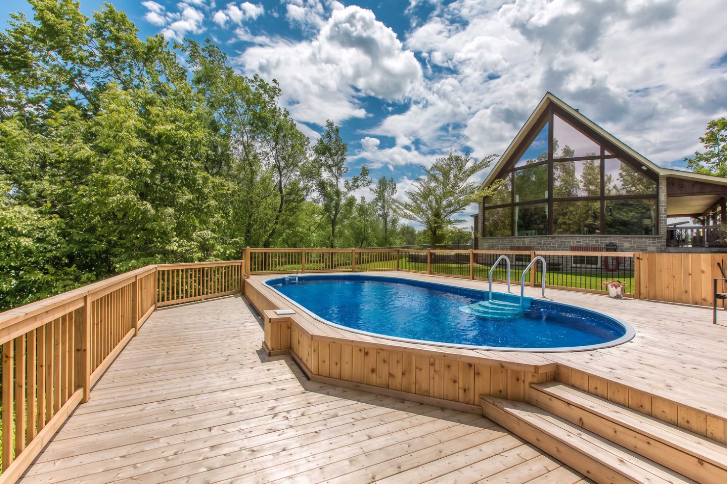 The Chic Versatility of Semi-Inground Pools